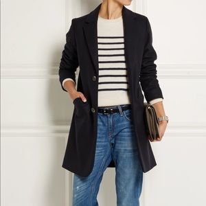 A.P.C Atelier Midnight Blue Wool Coat